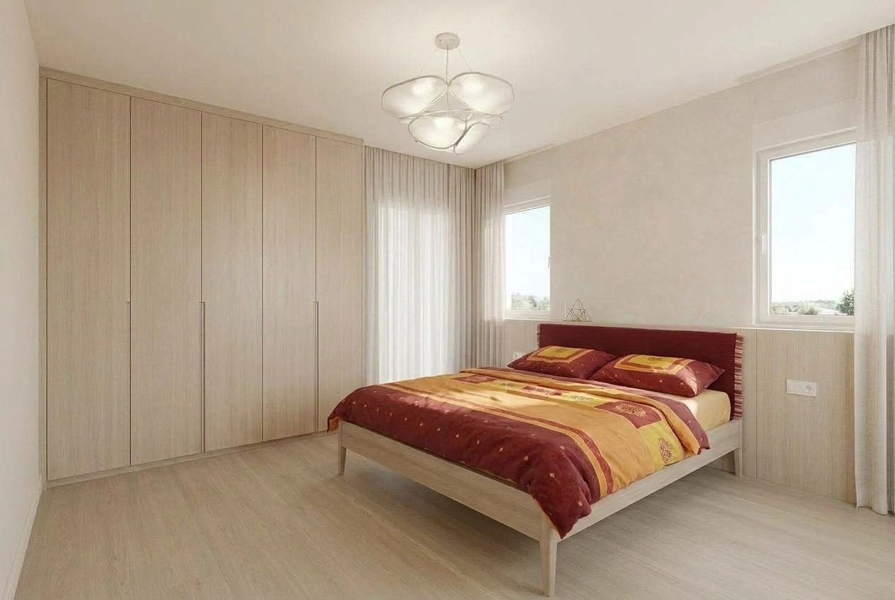 Minimalism Bedroom design — interior photo by GenRoom AI