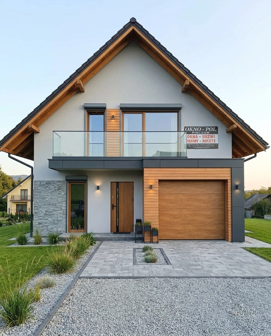 Facade design in Contemporary Facade style — Facade by GenRoom AI