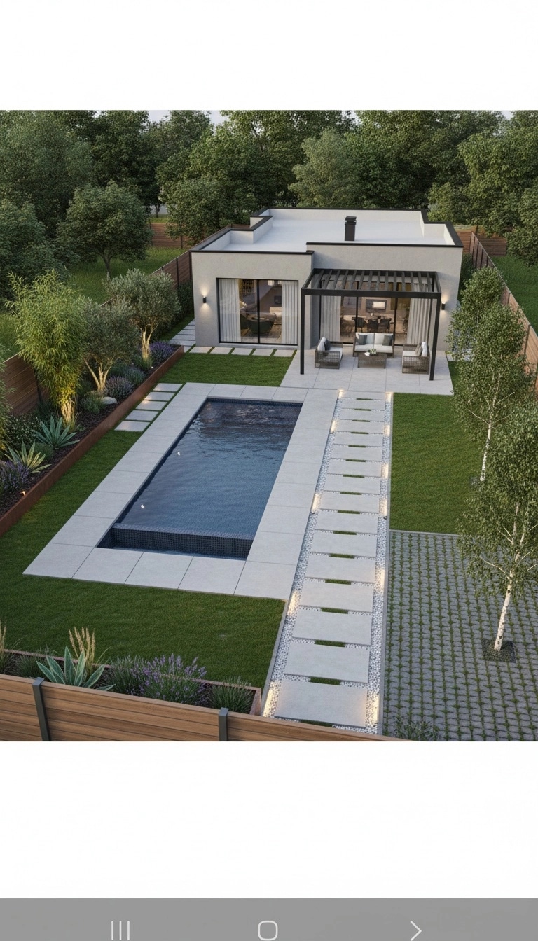 Contemporary Yard Yard design — yard photo by GenRoom AI