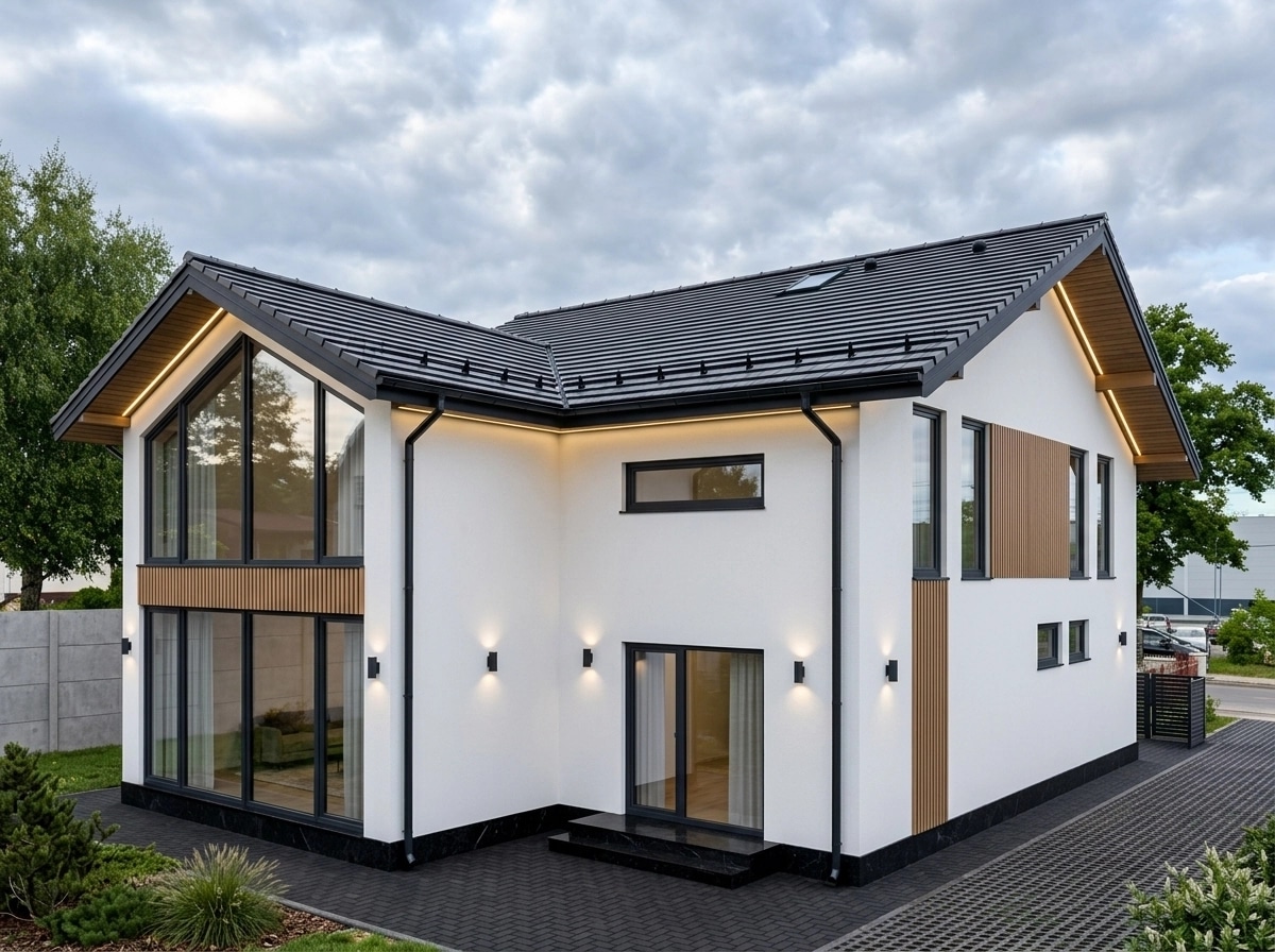 Contemporary Facade Facade design — facade photo by GenRoom AI