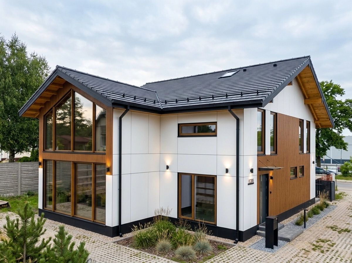 Scandinavian Facade Facade design — facade photo by GenRoom AI