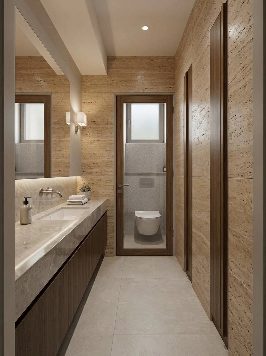 Bathroom interior in no_style style — photo by GenRoom AI