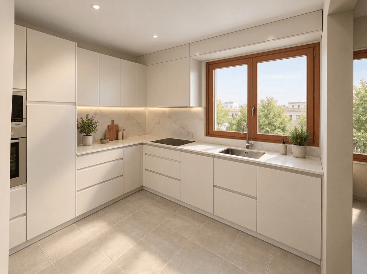 Kitchen interior in no_style style — photo by GenRoom AI