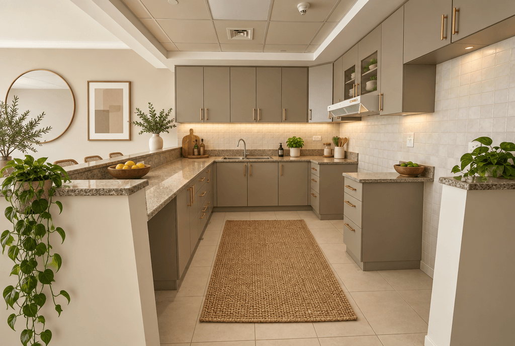Kitchen interior in Contemporary style — photo by GenRoom AI
