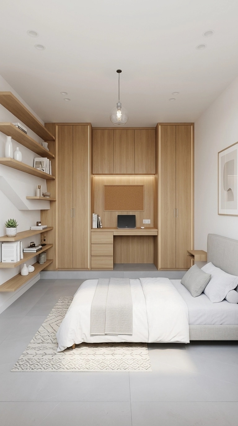 Minimalism Bedroom design — interior photo by GenRoom AI