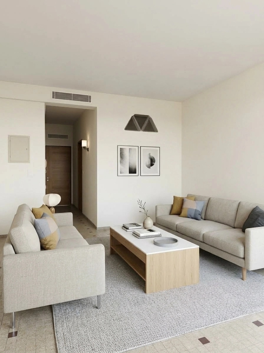 Scandinavian Living Room design — interior photo by GenRoom AI