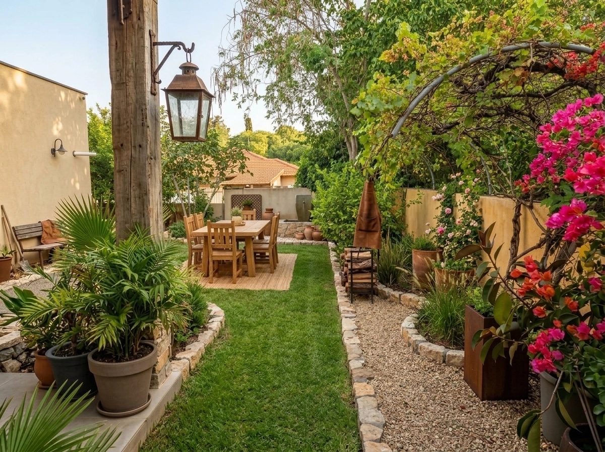 Country Rustic Garden الفناء design — yard photo by GenRoom AI