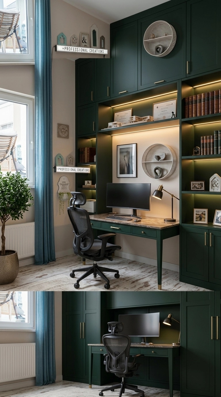 Contemporary Office design — interior photo by GenRoom AI