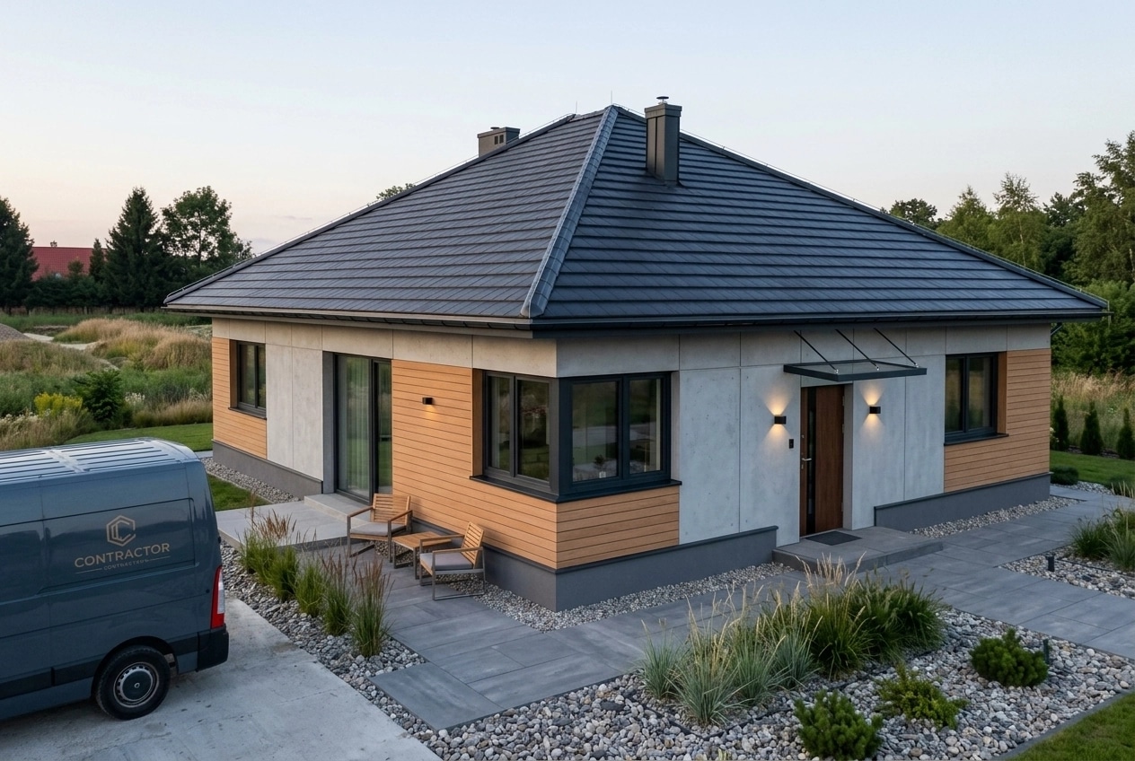 Contemporary Facade Facade design — facade photo by GenRoom AI