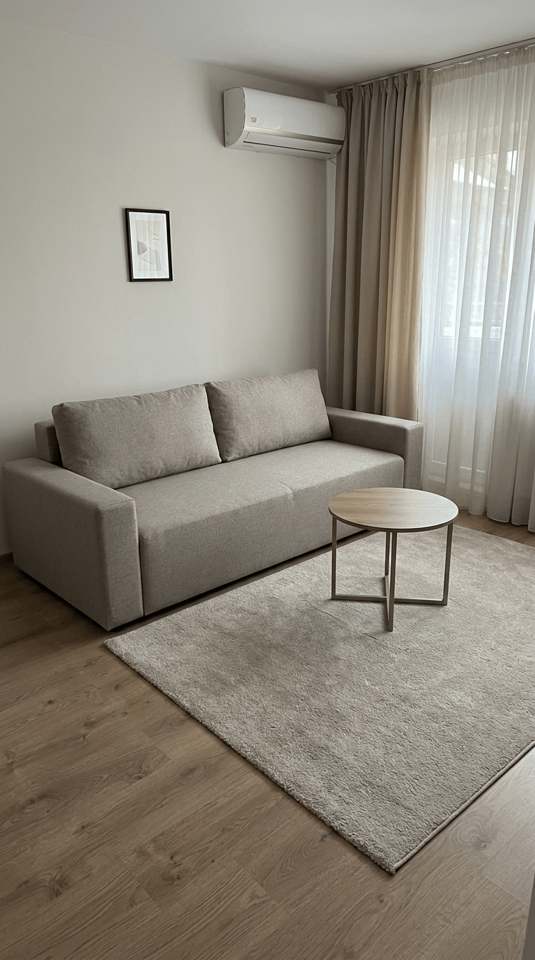 Interior design in Minimalism style — Living Room by GenRoom AI