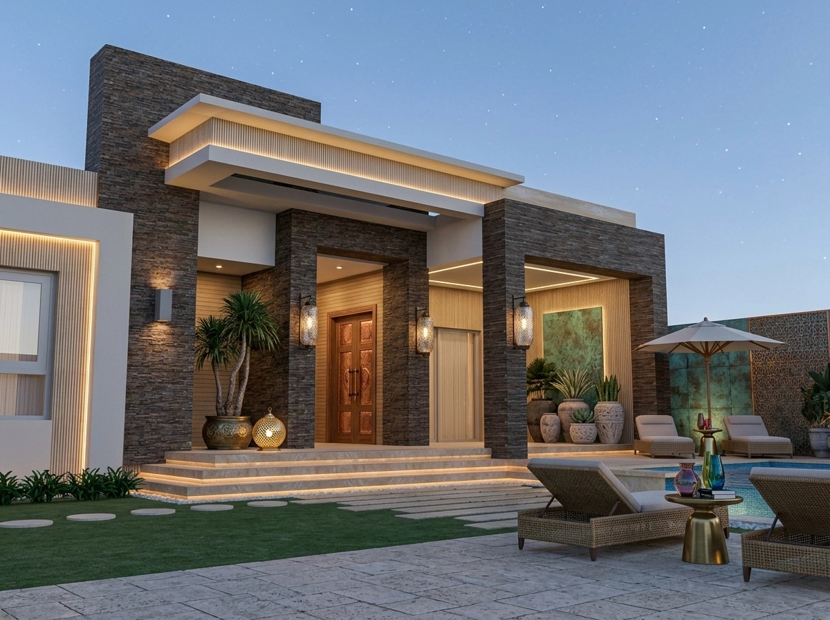 Facade design in Eclectic Facade style — Facade by GenRoom AI