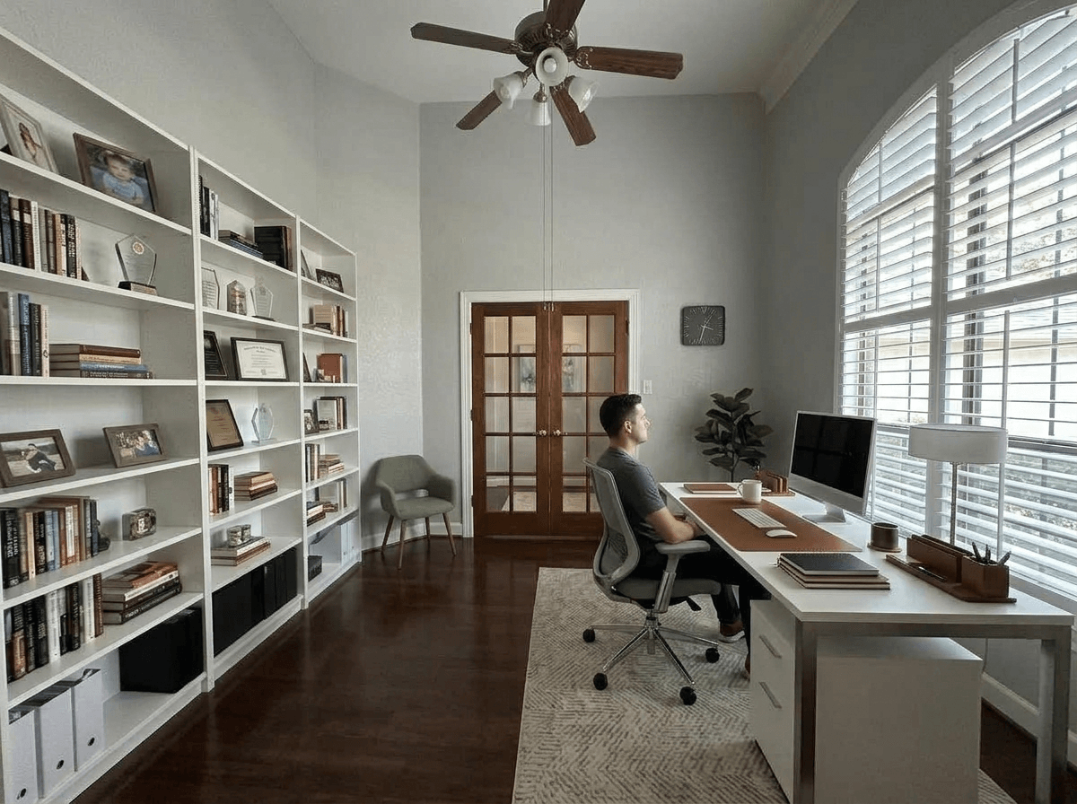 Office interior in no_style style — photo by GenRoom AI
