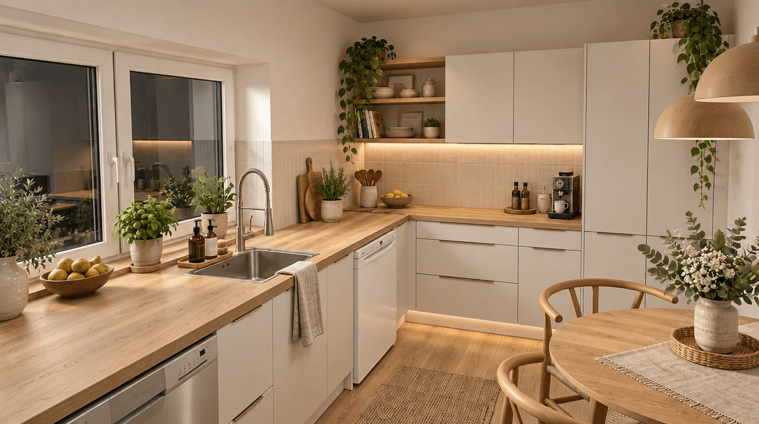 Scandinavian Kitchen design — interior photo by GenRoom AI