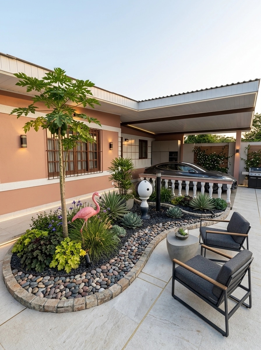 Contemporary Yard Yard design — yard photo by GenRoom AI