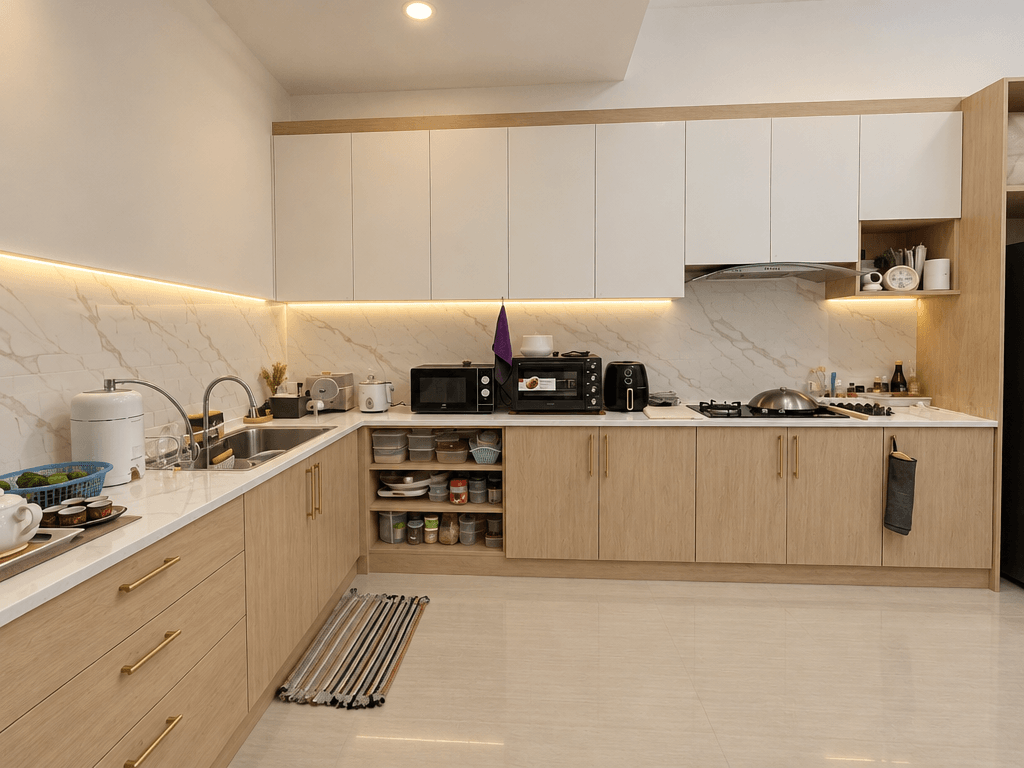 Scandinavian Kitchen design — interior photo by GenRoom AI