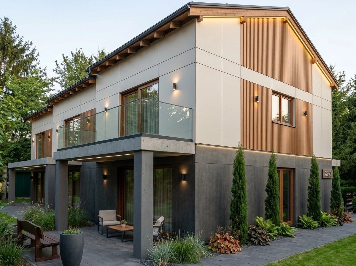 Contemporary Facade Facade design — facade photo by GenRoom AI