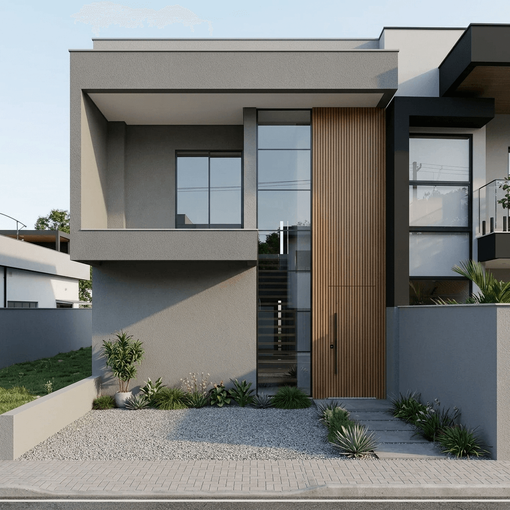 Contemporary Facade Facade design — facade photo by GenRoom AI