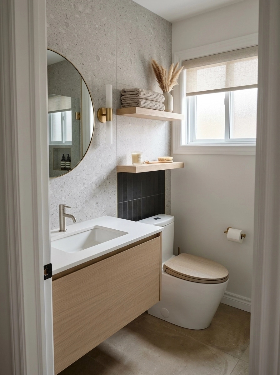 Interior design in Scandinavian style — Bathroom by GenRoom AI