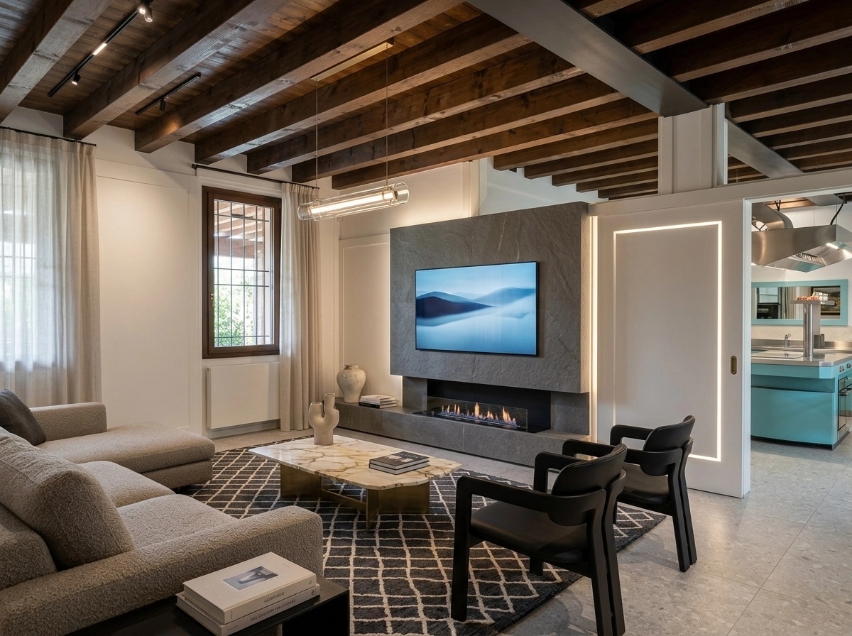 Interior design in Contemporary style — Living Room by GenRoom AI