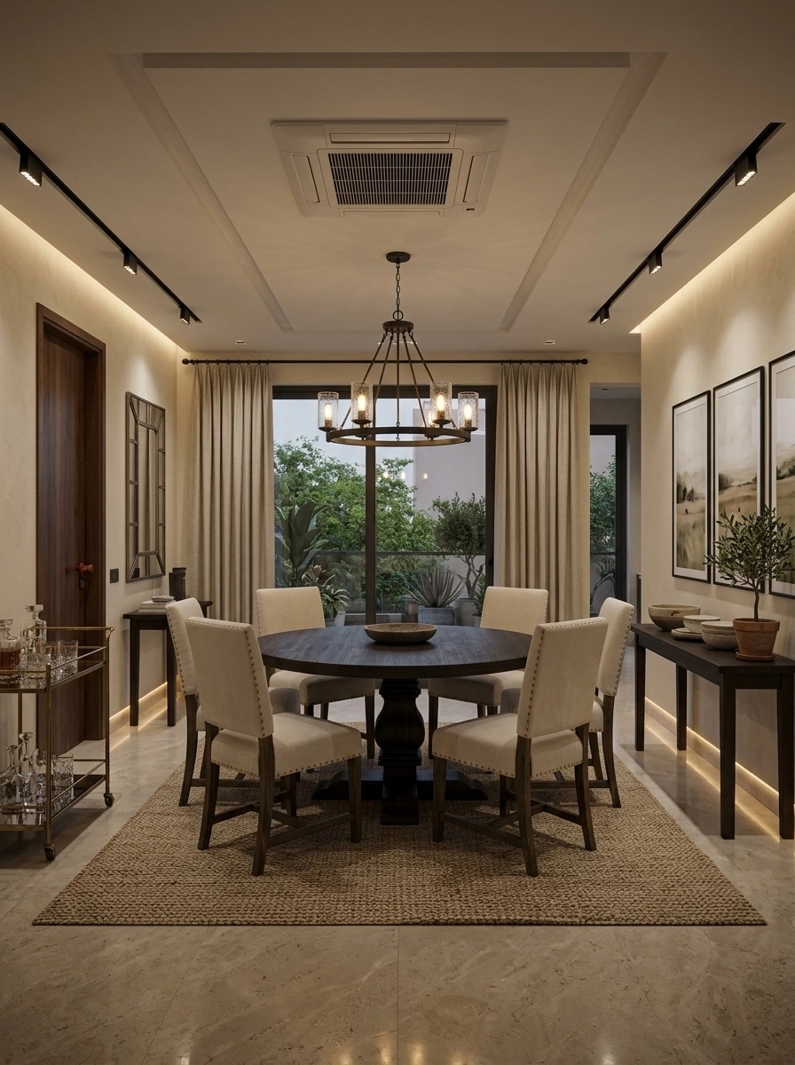 Interior design in Modern Farmhouse style — dining_room by GenRoom AI