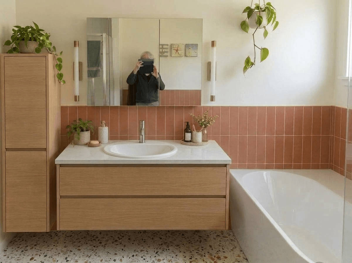 Bathroom interior in no_style style — photo by GenRoom AI