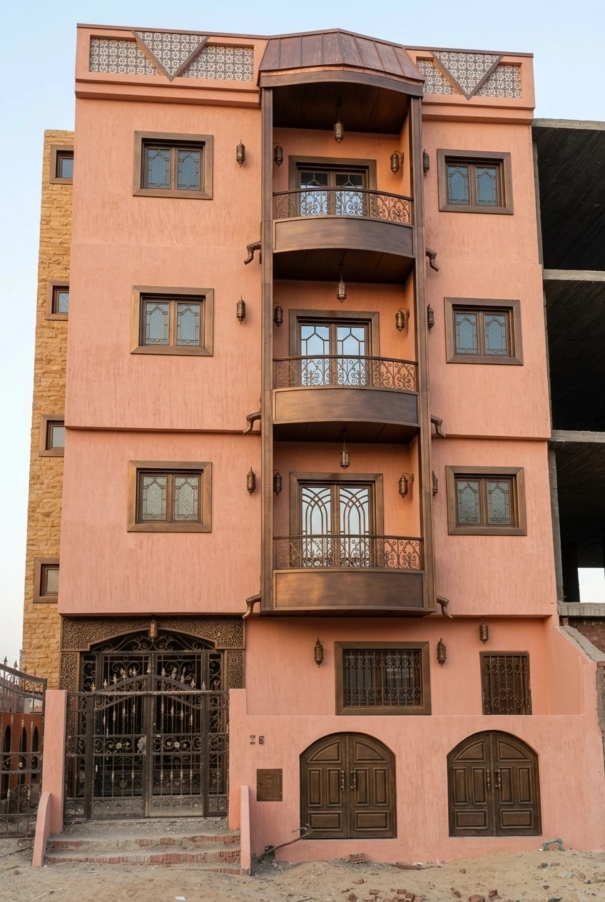 Facade design in Eclectic Facade style — Facade by GenRoom AI