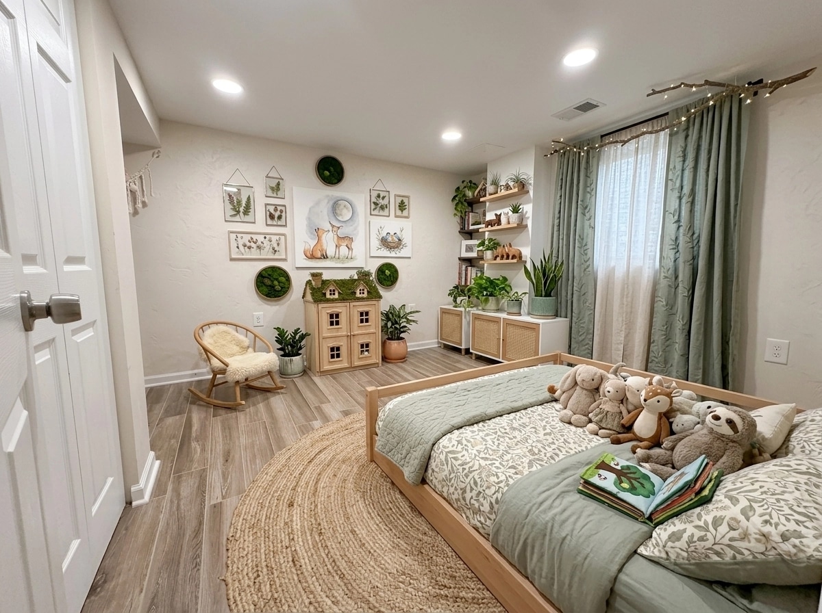 Biophilic Bedroom design — interior photo by GenRoom AI