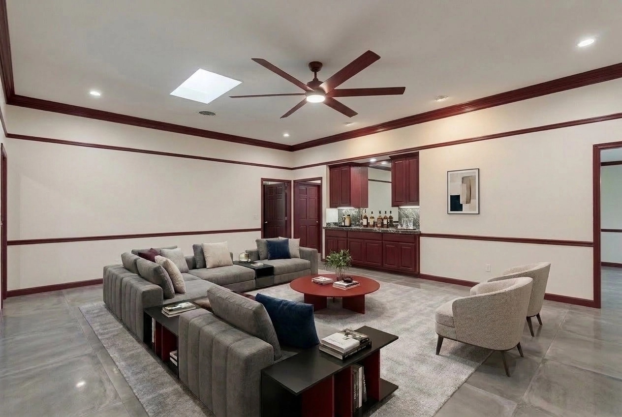 Interior design in Contemporary style — Living Room by GenRoom AI