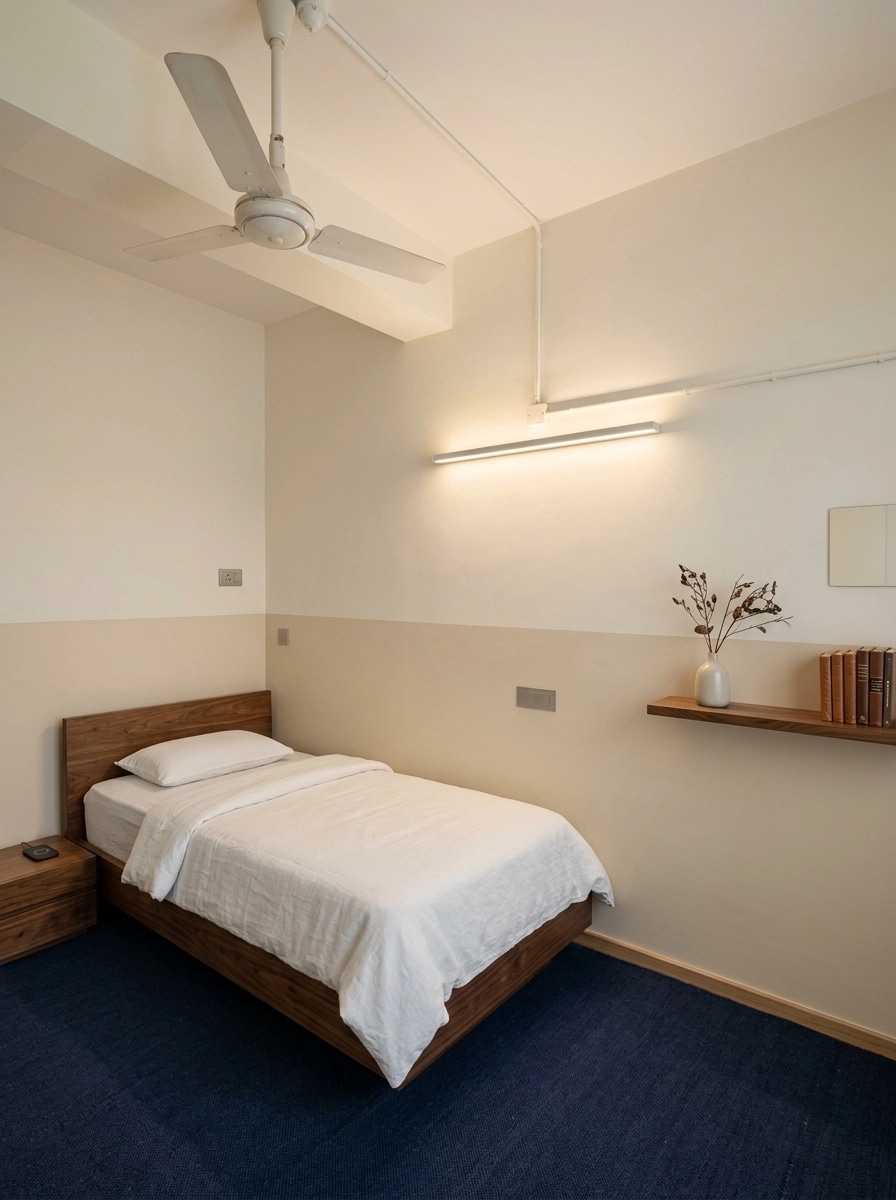Minimalism Bedroom design — interior photo by GenRoom AI