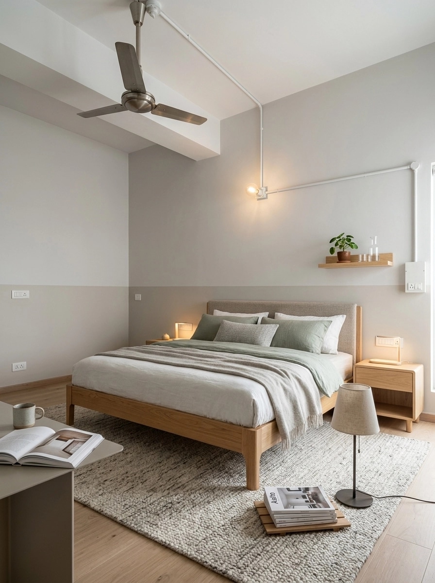 Interior design in Scandinavian style — Bedroom by GenRoom AI