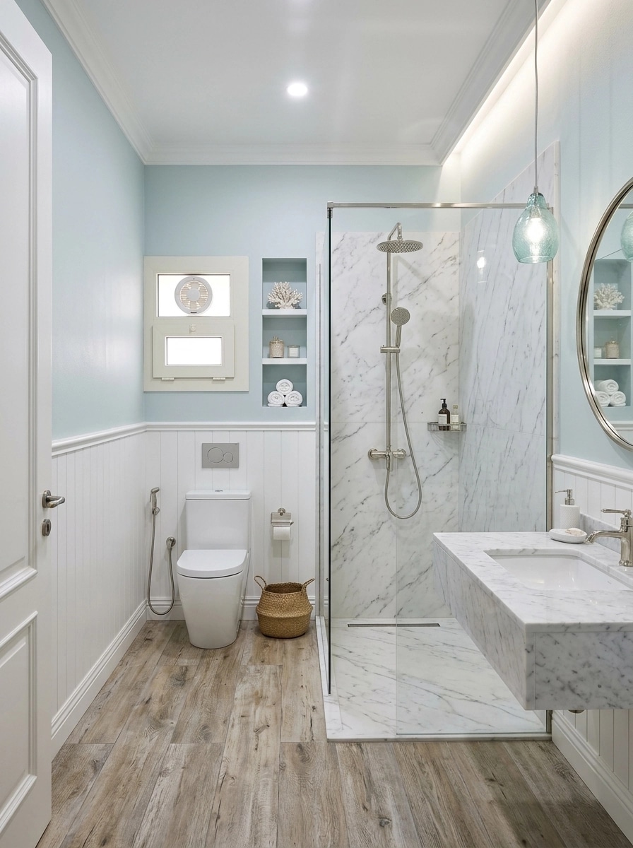 Coastal / Hamptons Baie design — interior photo by GenRoom AI