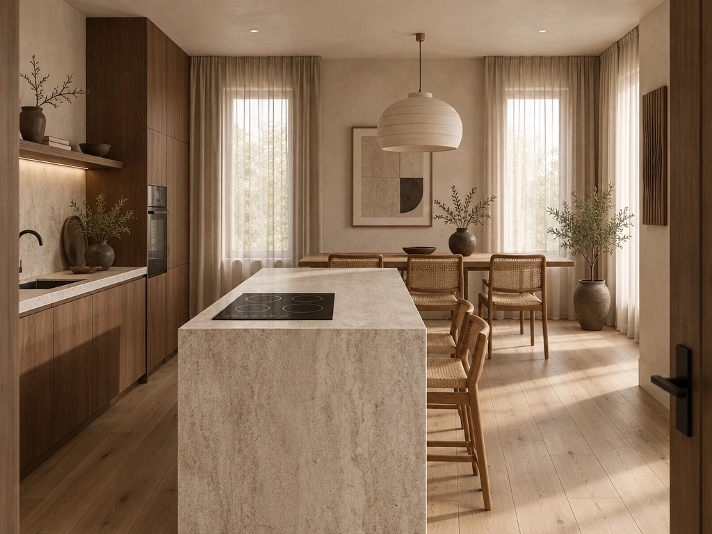Japandi Cocina design — interior photo by GenRoom AI