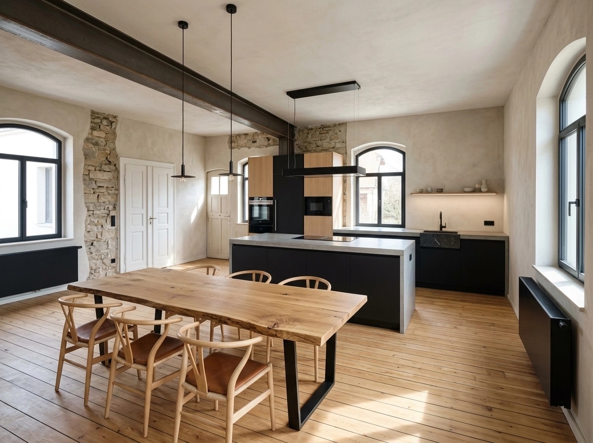 Minimalism Kitchen design — interior photo by GenRoom AI