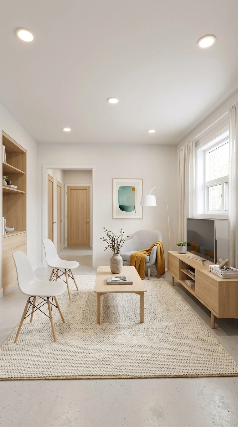 Scandinavian Living Room design — interior photo by GenRoom AI