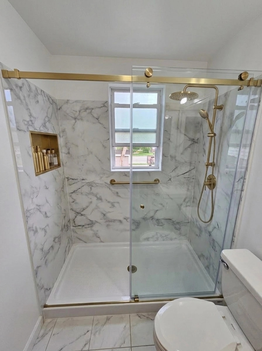 Bathroom interior in no_style style — photo by GenRoom AI