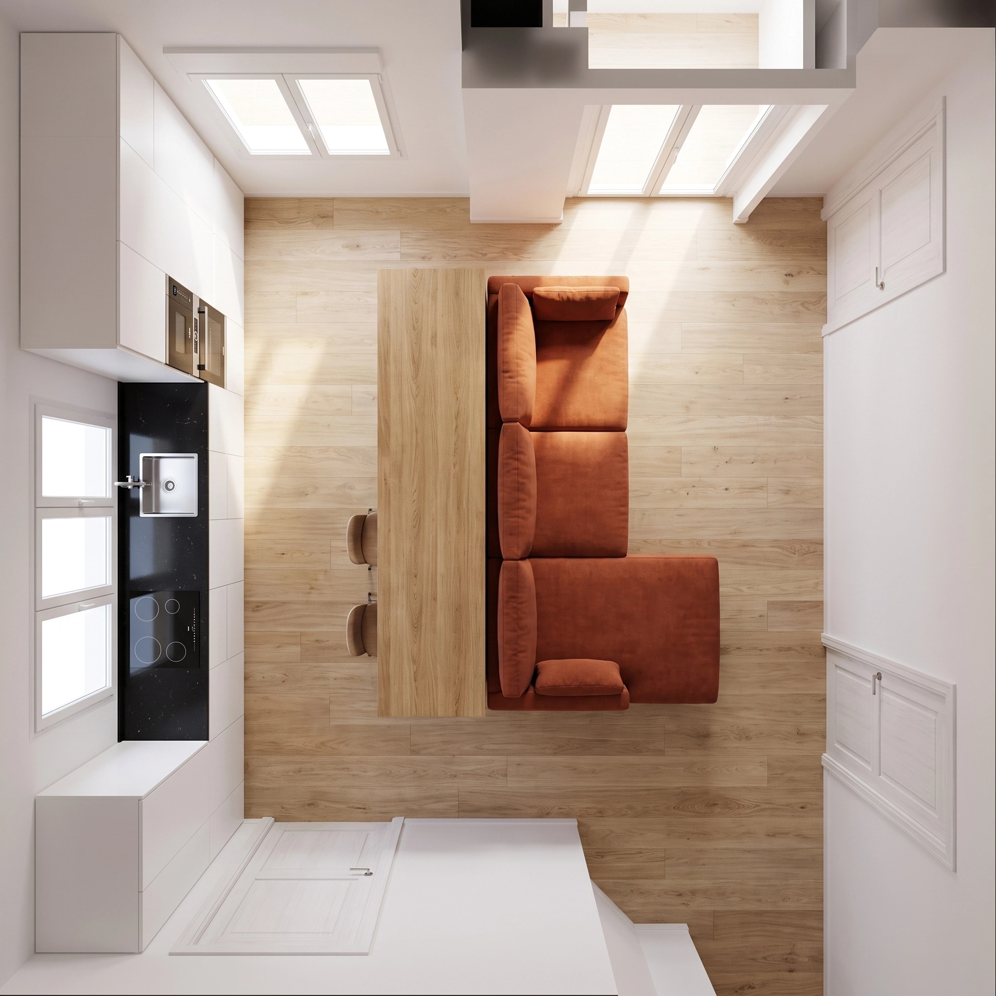 Interior design in Scandinavian style — Living Room by GenRoom AI