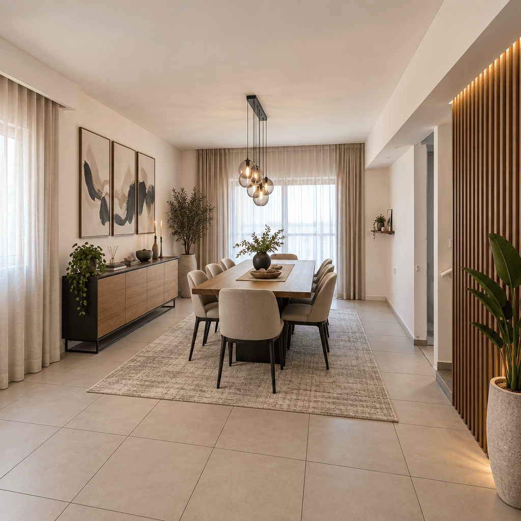 Interior design in Contemporary style — dining_room by GenRoom AI