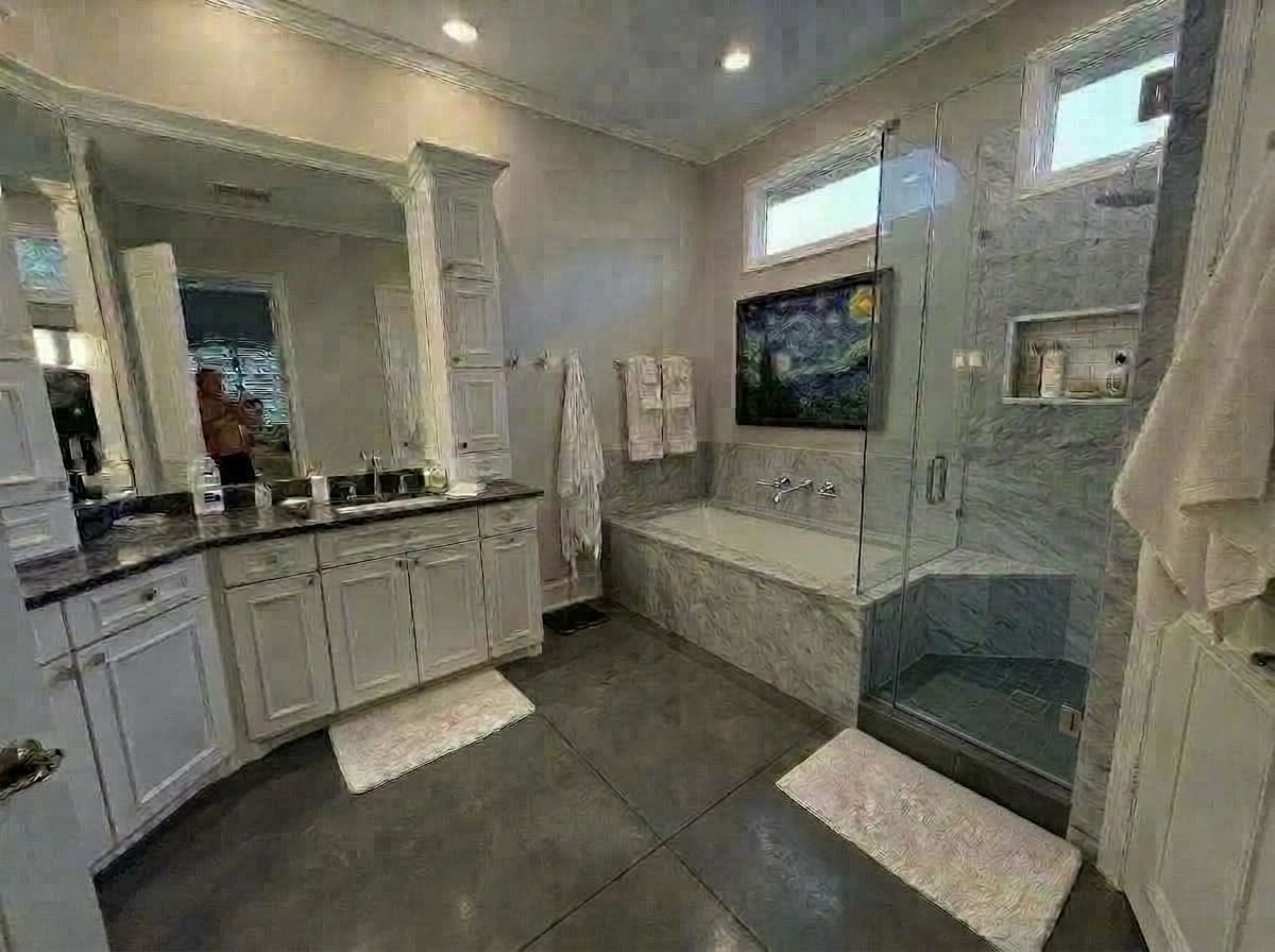 Bathroom interior in no_style style — photo by GenRoom AI