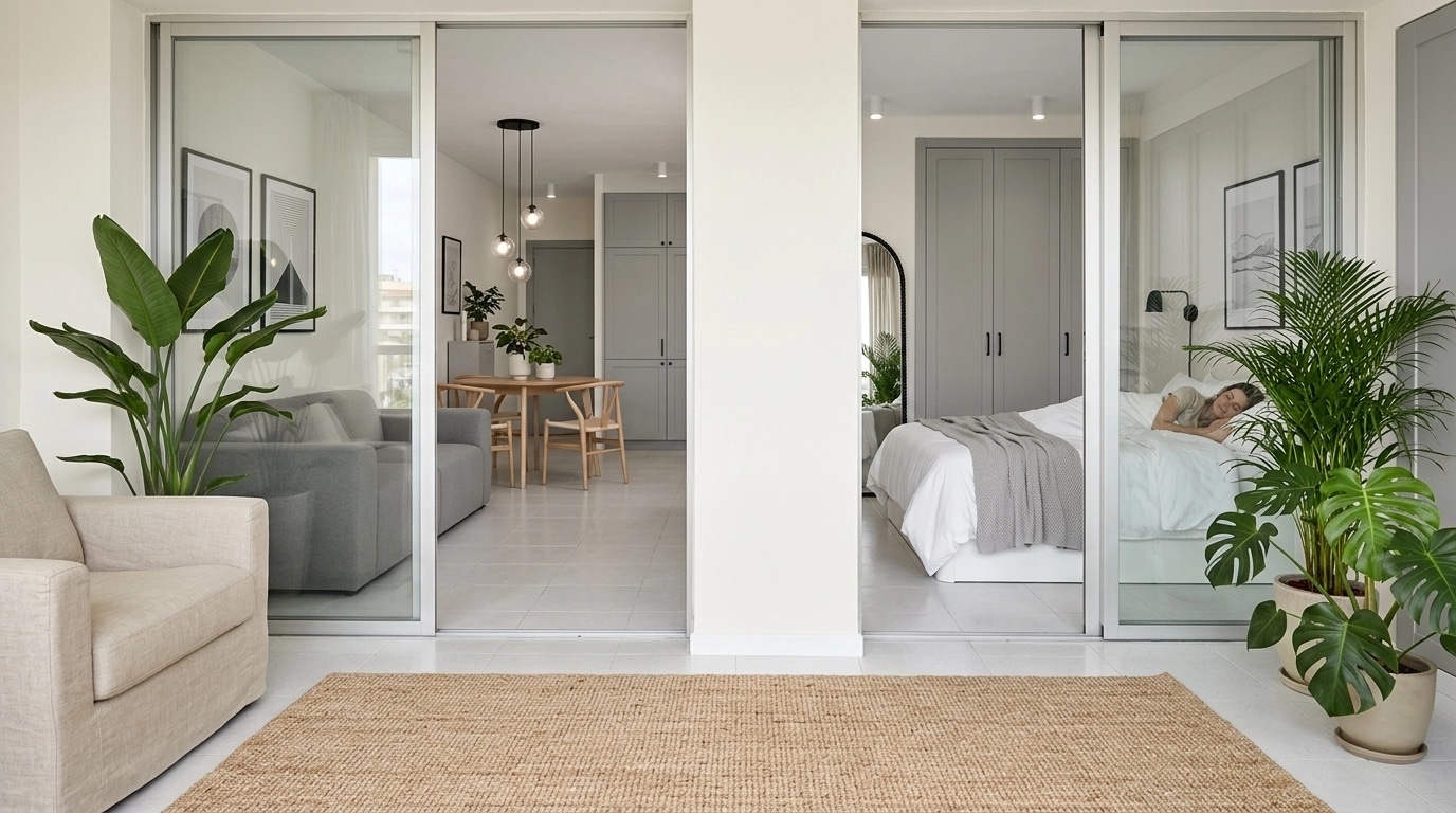 Scandinavian Living Room design — interior photo by GenRoom AI
