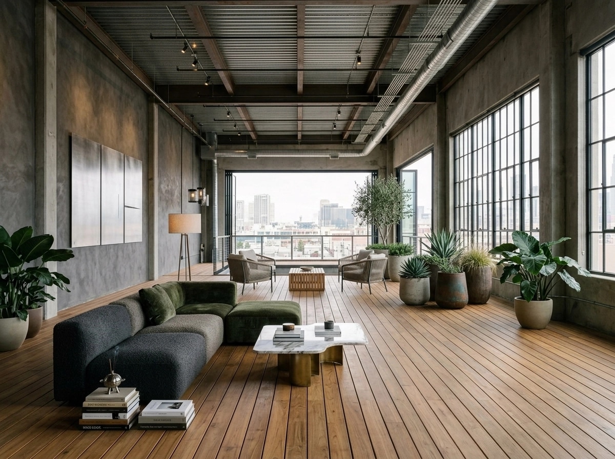 Interior design in Contemporary style — balcony by GenRoom AI