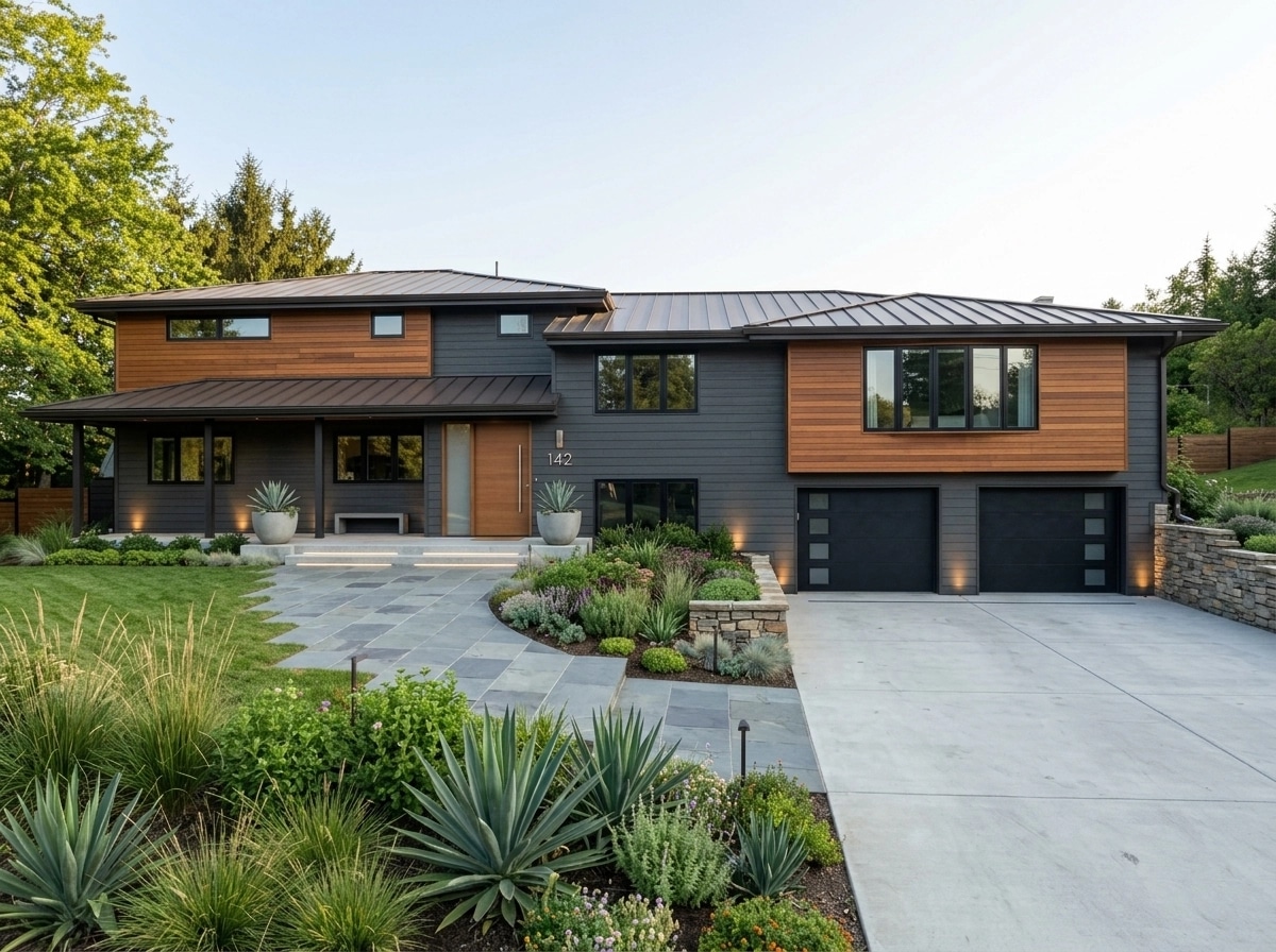 Contemporary Facade Fasad design — facade photo by GenRoom AI
