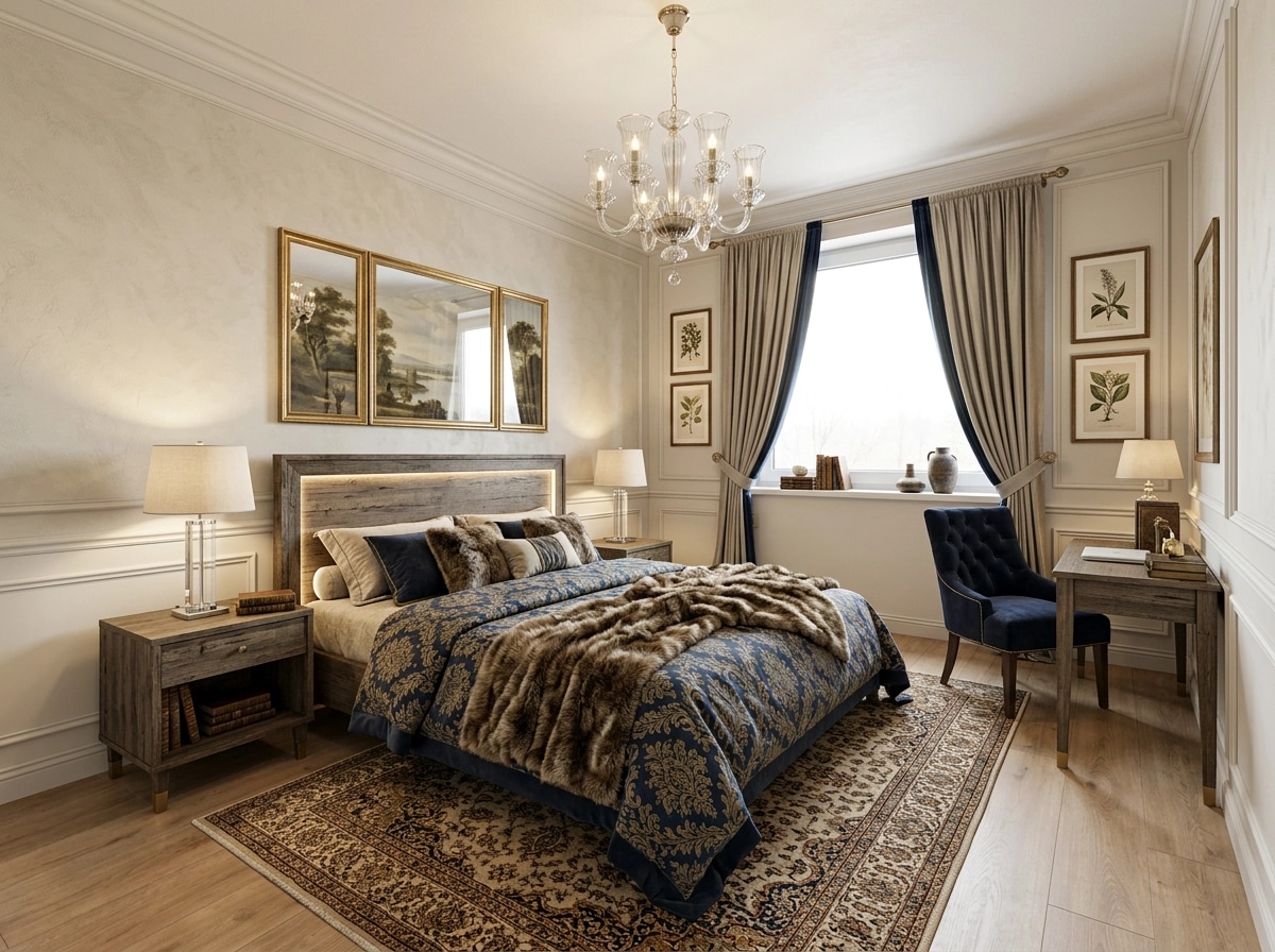 Classic Bedroom design — interior photo by GenRoom AI