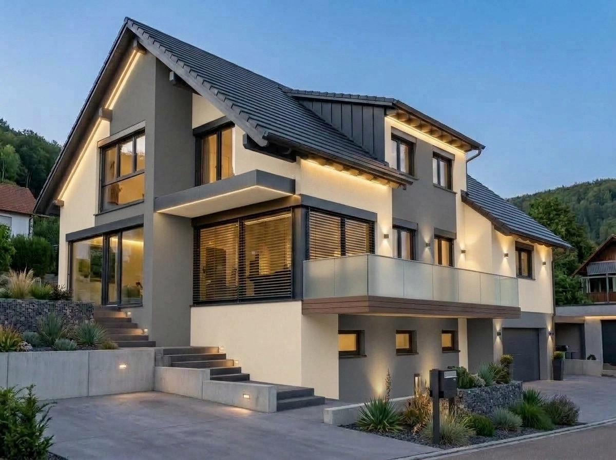 Contemporary Facade Facade design — facade photo by GenRoom AI