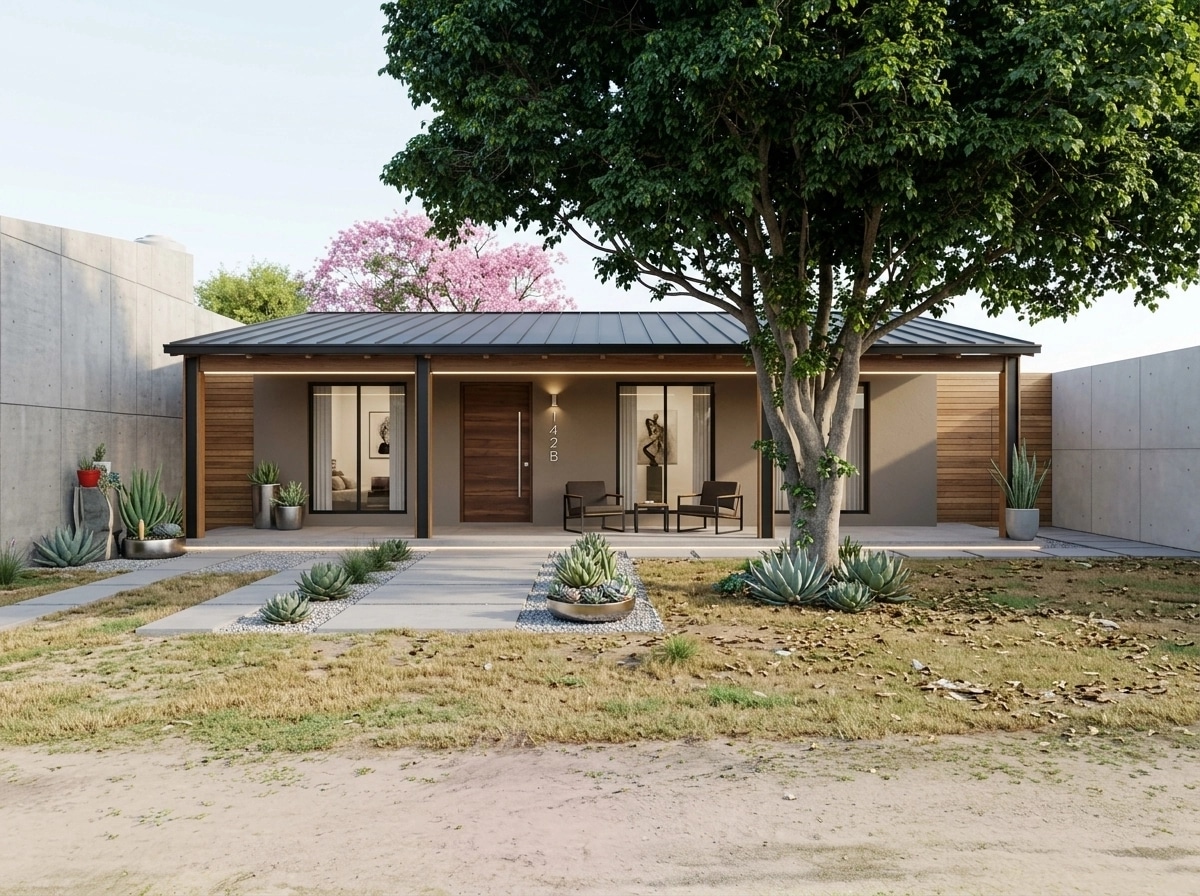 Contemporary Facade Facade design — facade photo by GenRoom AI