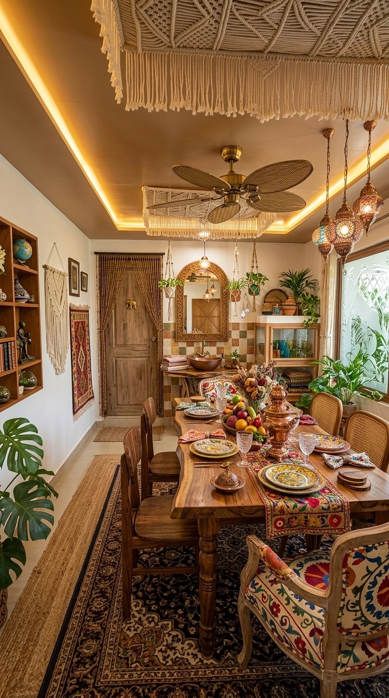 Design d'intérieur en style Bohemian — dining_room par GenRoom AI