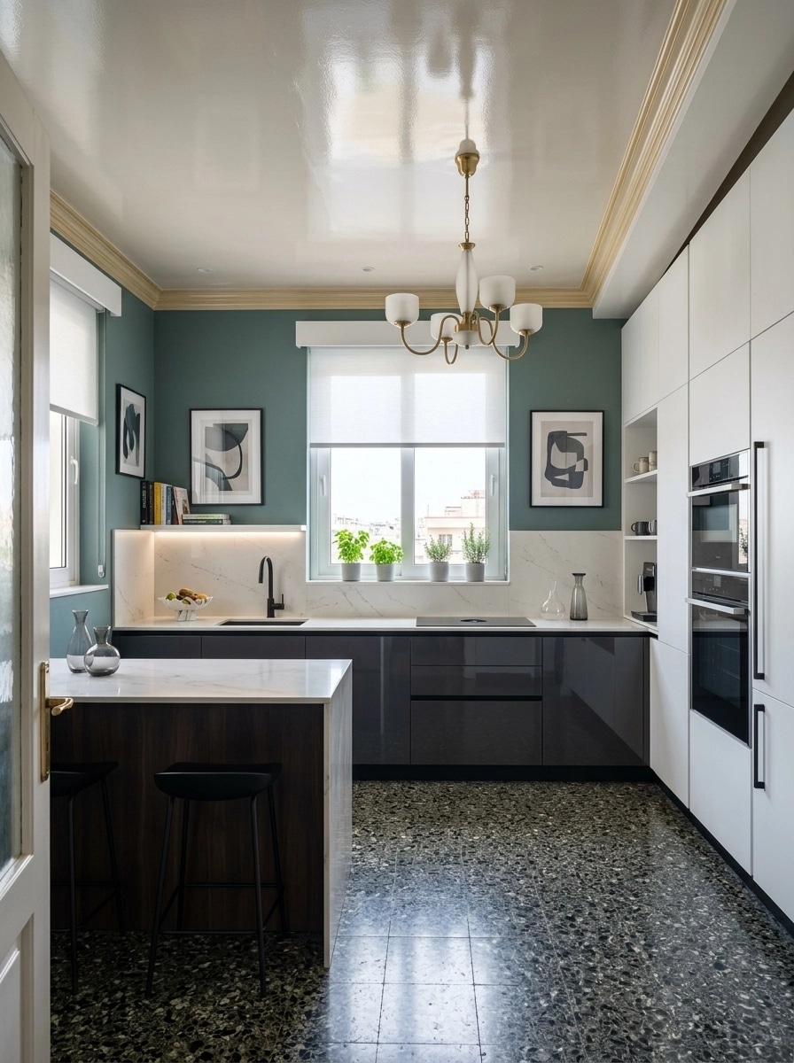 Interior design in Contemporary style — Kitchen by GenRoom AI