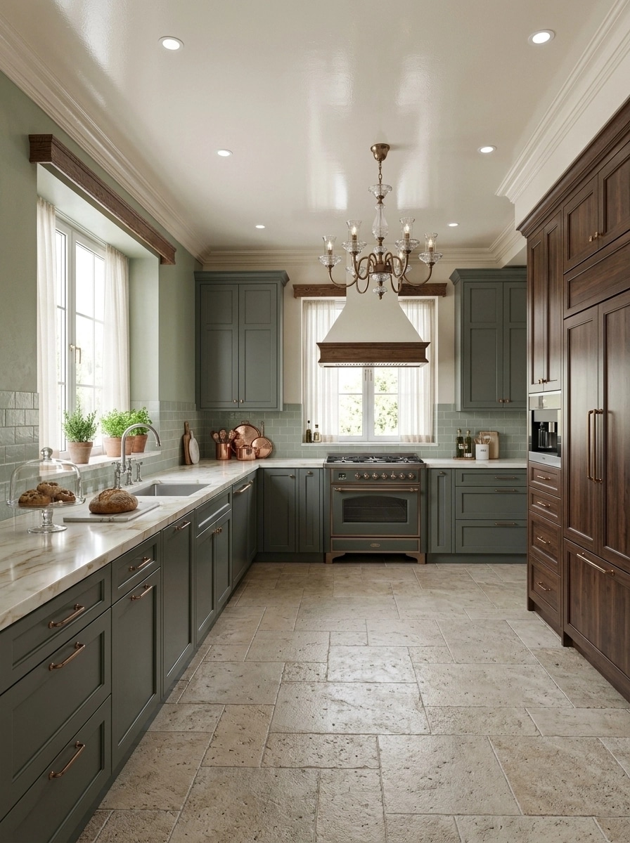 Interior design in Transitional style — Kitchen by GenRoom AI