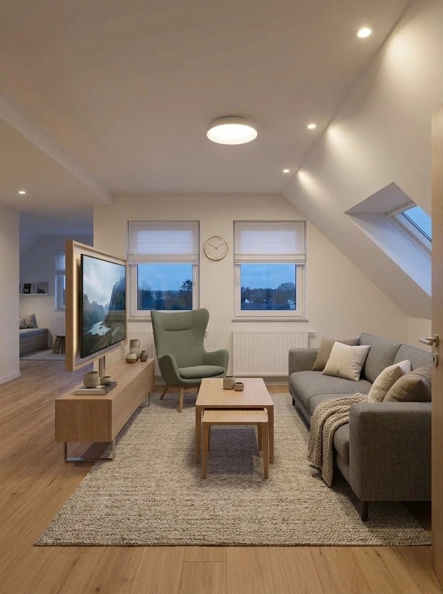 Scandinavian Living Room design — interior photo by GenRoom AI
