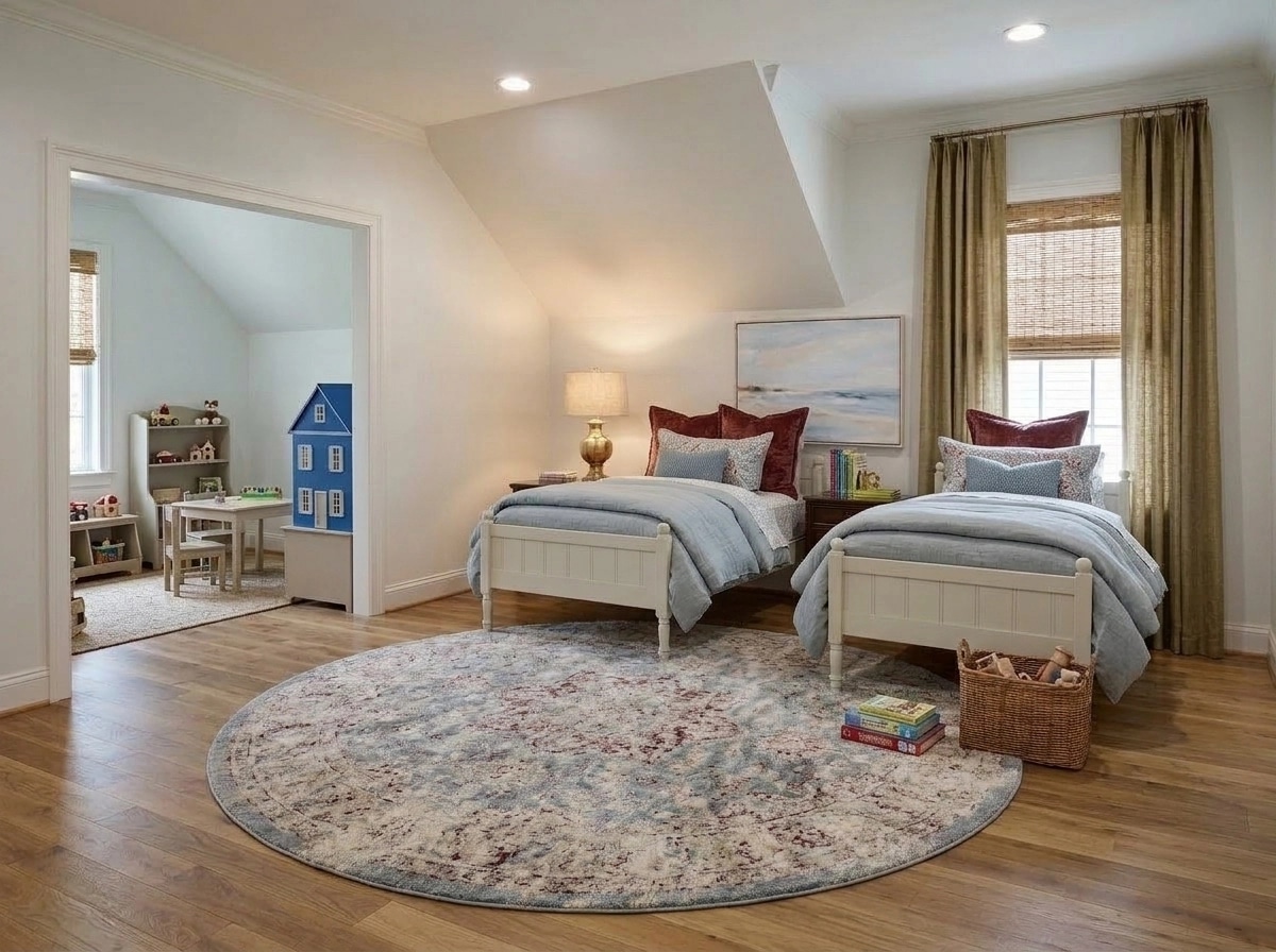 Interior design in Coastal / Hamptons style — Living Room by GenRoom AI