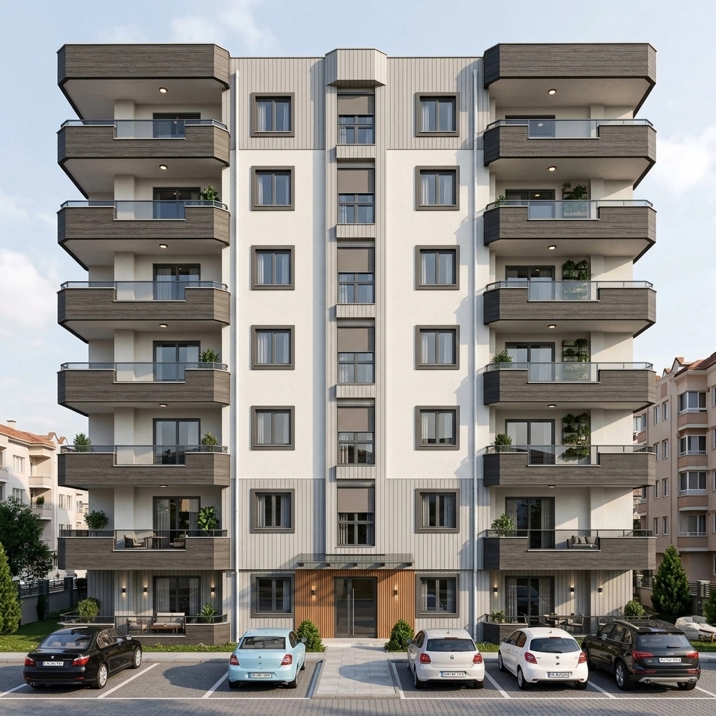 Scandinavian Facade Facade design — facade photo by GenRoom AI